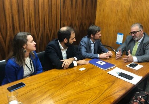 Aroldo Martins com diretores da WWF Brasil