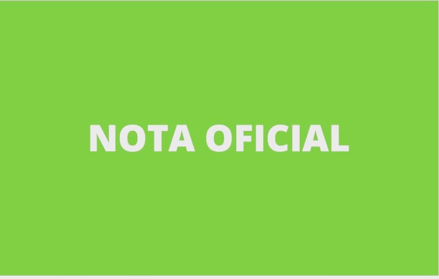 Nota Oficial-Aroldo Martins