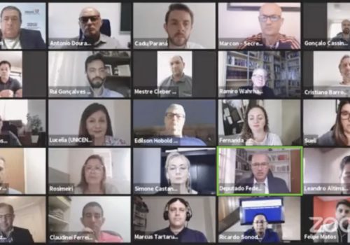 Solenidade virtual de lançamento do Programa