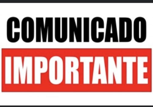 Comunicado Importante